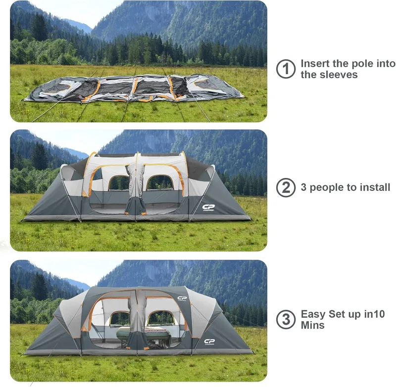 CAMPROS CP Tent 12-Person